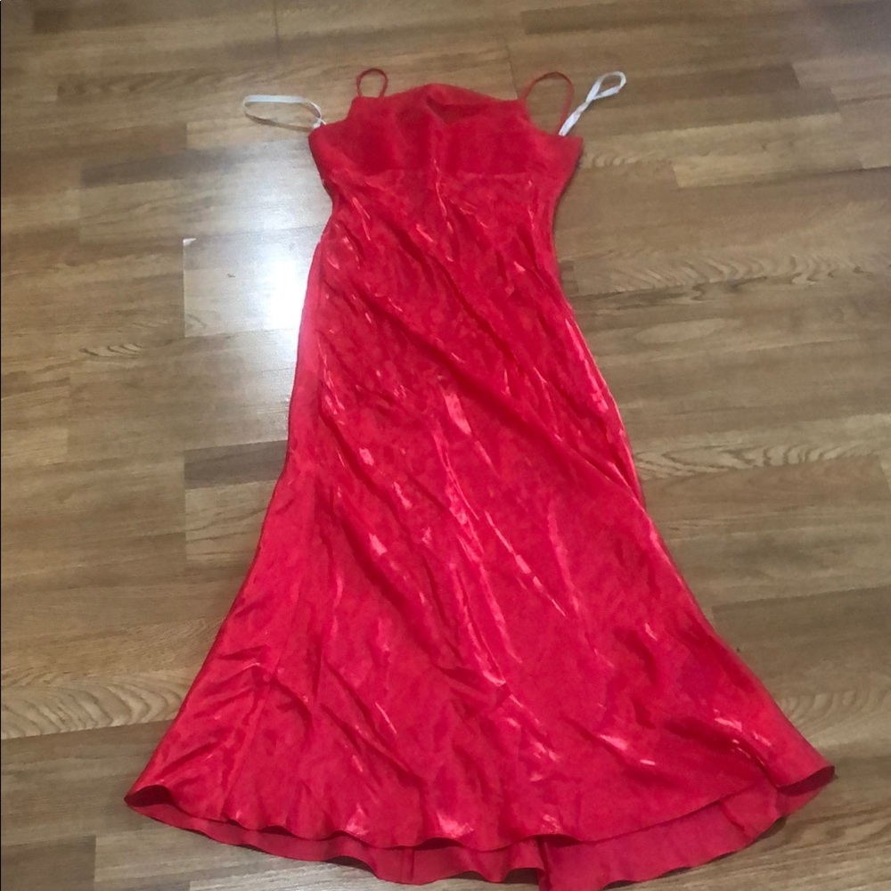 Morgan & Co Red Sleeveless Maxi Dress for Cocktail